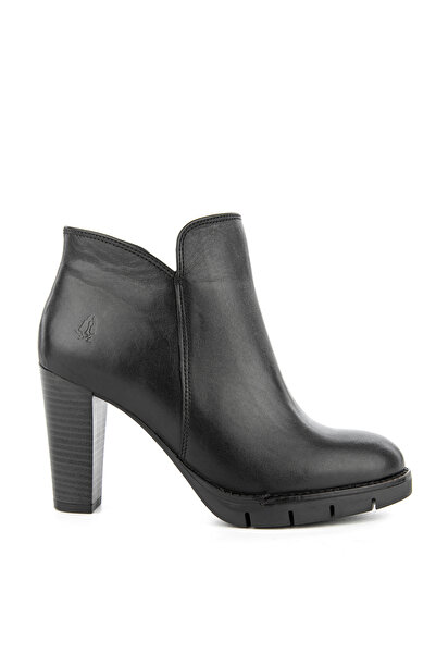 Hush Puppies Black Women's Leather Boots 725007-001