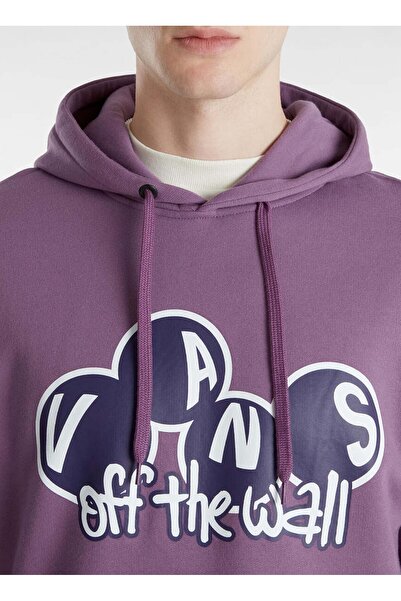 Vans Mor Erkek Kapüşon Yaka Normal Kalıp Sweatshirt VN000HPACIF1-Scuttle PO