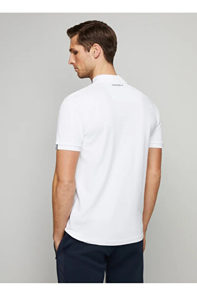 Hackett Beyaz Erkek Slim Fit Polo T-Shirt HM563226