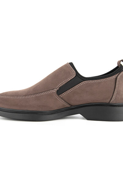 Hush Puppies Taupe Men's Nubuck Casual Shoes Laachen