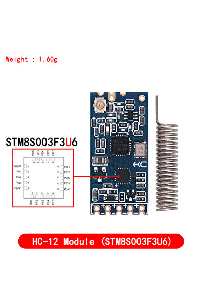 Choice إصدار قديم 433 ميجا هرتز HC-12 SI4463 وحدة المنفذ التسلسلي اللاسلكي 10...