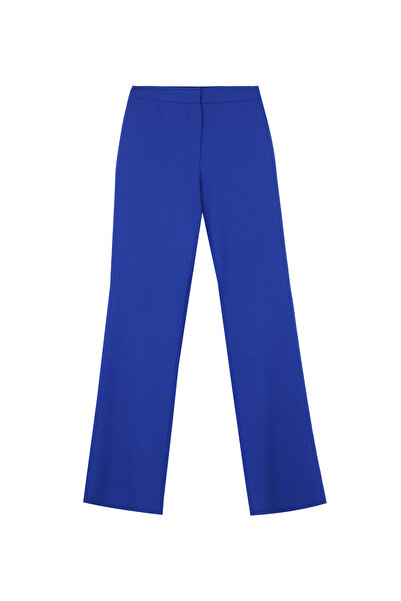 Fabrika Normal Bel Basic Saks Kadın Pantolon F4WL-PNT0255