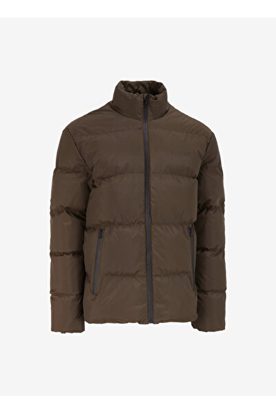 Mustang Koyu Yeşil Erkek Dik Yaka Normal Kalıp Puffer Mont M4WM-MNT 1804