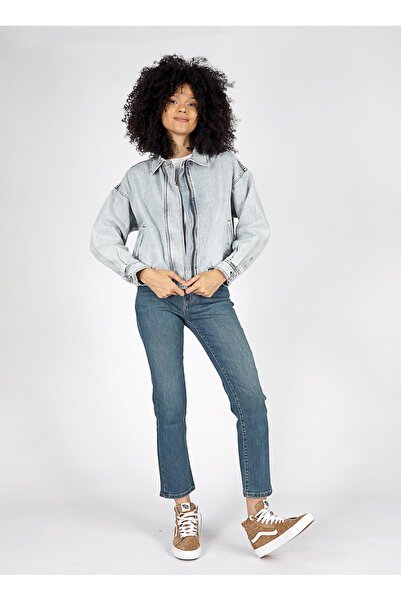 Lee Cooper Blue Women's Denim Jacket 251 Lcf 131002 Verti 1 Denim