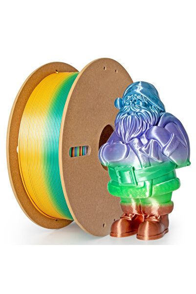 Choice9 Yellow Series 1KG Silk Rainbow PLA Filament 1.75mm 500g/1KG Spool Shi...