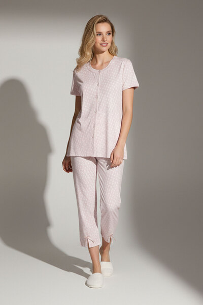 AYYILDIZ 3936 Pudra Pijama Takımı