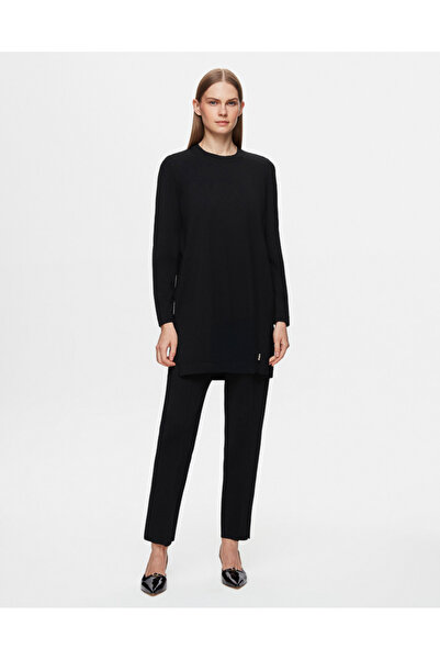 MISS DALIDA T25Y-6001 Missdalida Basic Long Sleeve Knit Tunic