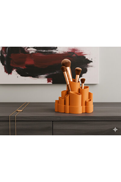 CASEY STORE Çok Fonksiyonlu & Şık Makyaj Düzenleyici Fırçalık Organizer 💄💅 - Tarzını Yansıt!