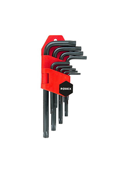 Rodex Set 9 Chei Imbus, Torx T10-T50, Negru, Otel Cr-V, Al301, 10/80, RHT0501...