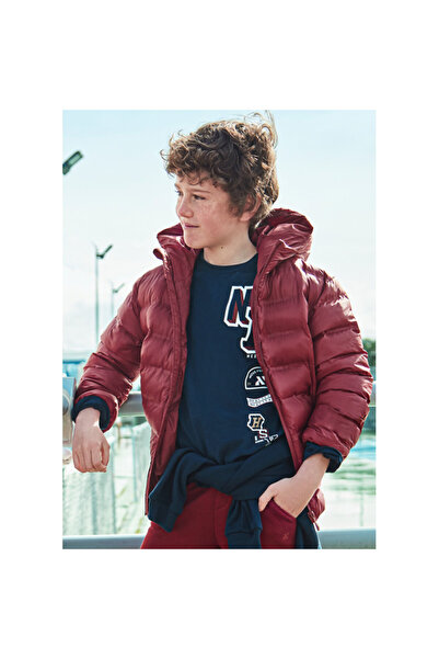 MAYORAL The Jacket Is Very Bright Red, Thin, Light and Soft.