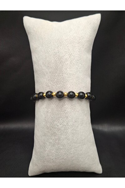 Han Ticarethane Özel Tasarım Mıknatıslı Doğal Taş Oniks Bileklik Tesbih