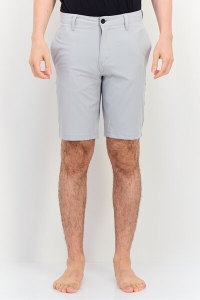 Hurley Men Brand Logo Board Shorts, Light Grey