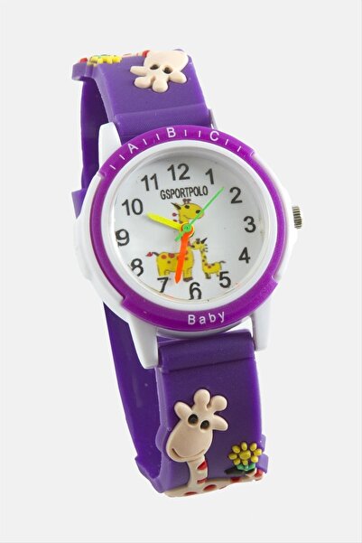 CT STONES Ahes Shopping Zurafa Patterned Children's Wristwatch