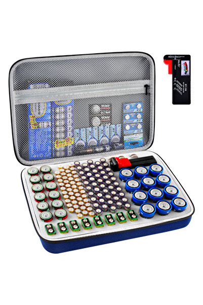 Choice5 حامل منظم لتخزين البطاريات متعدد الاستخدامات (للعلبة فقط)، صندوق حاوي...