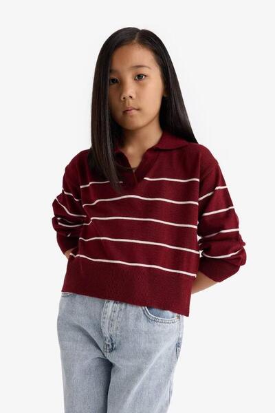 DeFacto Kız Çocuk Kazak E7737A8/BR205