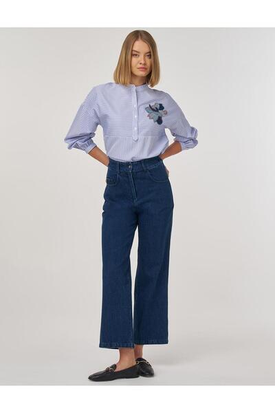 KYR Straight Denim Pants Navy Blue