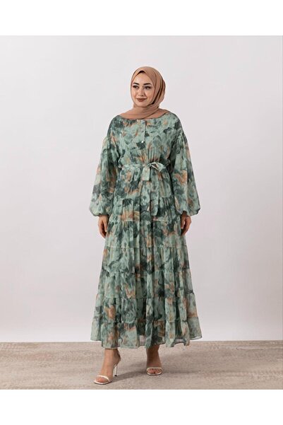 Stilife 3037 RÜYA DESEN ELBİSE