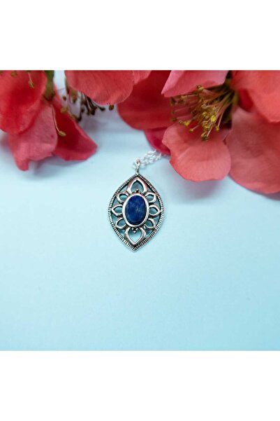 Silver berry Silver S925 Colier Marquise, decorat cu Sodalit