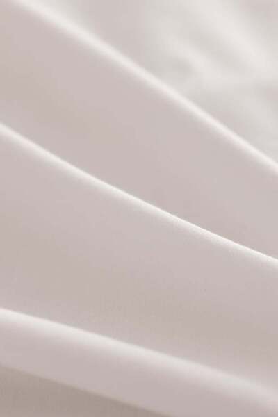 Madame Coco Ciel Single 100% Cotton Satin Duvet Cover - White