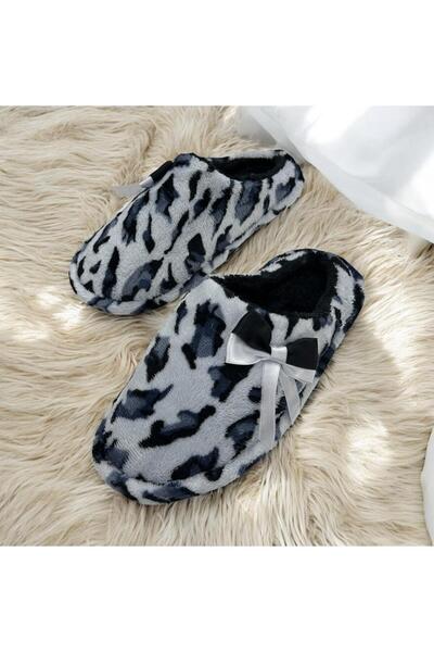Lion Women's Bow-Knotted Inner Carpet Guest Slippers