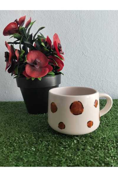 Home Coffee Cup with Leopard Print
