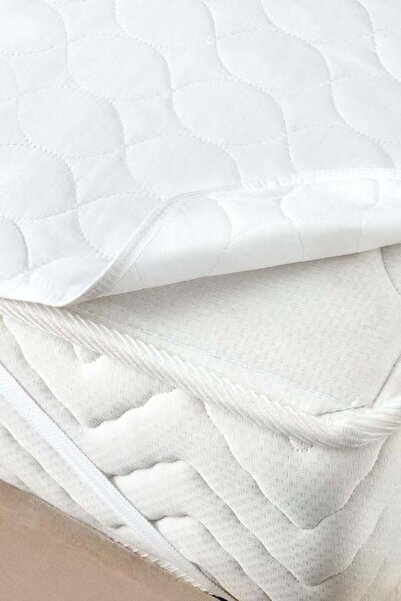 Madame Coco New Season Quilted Single Bed Mattress Pad - White - White