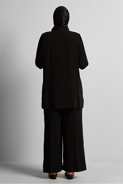 Alvina Stone Large Size Pants Suit 20713