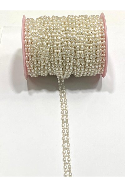 karantuhafiye Перлена панделка / Двуредова панделка с мотив на ечемик Половин...