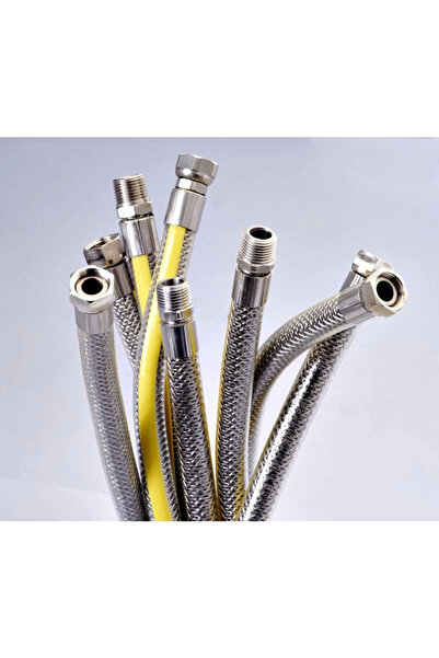 Epilons Cooker Oven Natural Gas Connection Flexible Extra Protected Hose 1 Meter