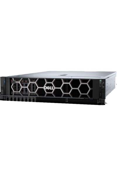 Dell Silver 4514Y R760XS R760XS4SPL 256GB DDR5 RDIMM-4x3.84TB SSD- 2x700w 2U Rack Sunucu