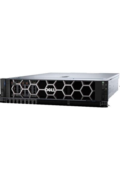 Dell 2xSilver 4410Y R760XS R760XS_1 256GB DDR5 RDIMM- 4x3.84TB SSD 2x1100w Titanium 2U Rack Sunucu