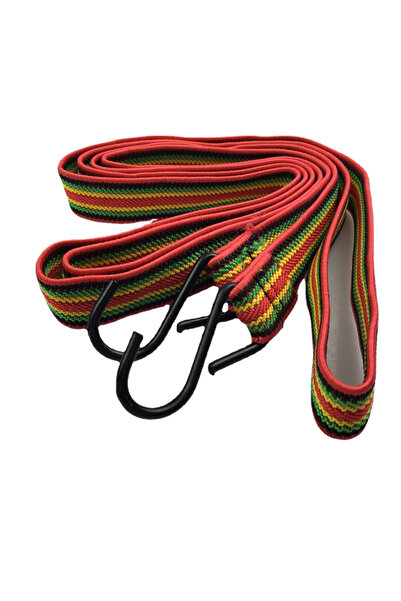 zola Luggage tie strap, latex and polypropylene, length 1.2 m, multicoloured