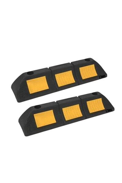 SIKS Set de 2 opritoare reflectorizante pentru roți auto, pentru parcare sau ...