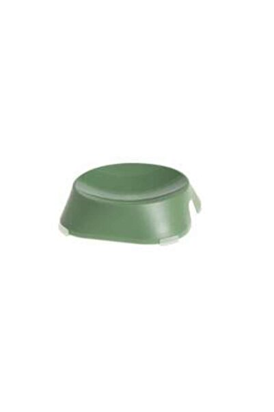 Mercaton Plastic Bowl for Feeding Pets, Green, 13X13X3.6 cm