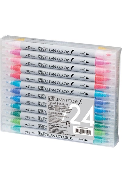 Genel Markalar Supertrend Clean Color f Çift Uçlu Kalem Seti 24 Renk