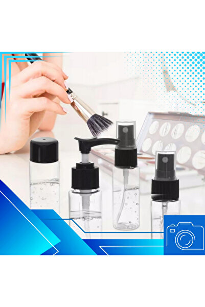 zola Set de recipiente de călătorie 9 în 1, plastic, plastic, pentru organizarea produselor, transparent/negru