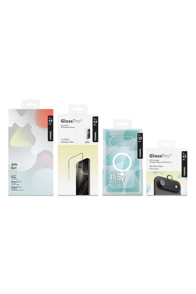 Momax iPhone 17 Air Protection Bundle 3'lü Hediye Set (MXAP25LT+PZAP25F1LD+PZ...