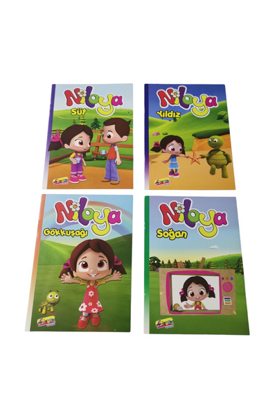 KESKİN COLOR Niloya hikaye kitapları 4 lü set (süt yıldız gökkuşağı soğan)