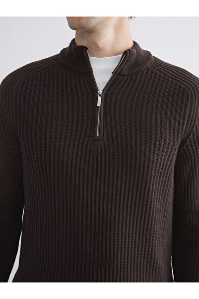 LC Waikiki Create Your Style from Uzg Store | Mock Neck Long Sleeve Men's Knitwear Sweater