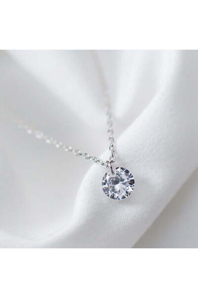 Silver berry Silver S925 Colier Simple Spark