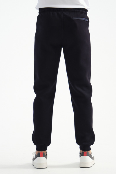 Shooter Sportswear Χειμερινό ανδρικό παντελόνι με μπλε ναυτικό χρώμα, με κορδ...