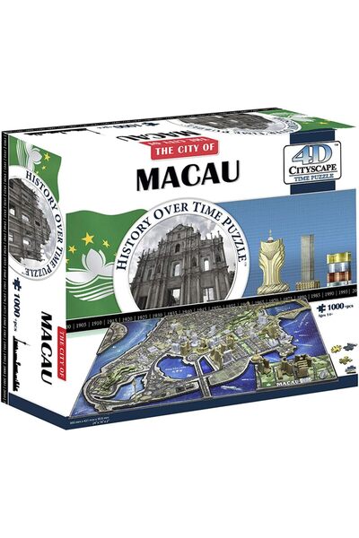 4D Cityscape Macau China Puzzle