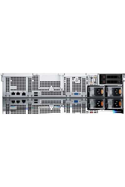 Dell 2xGold 5418Y R760XS R760XS_3 256GB DDR5 RDIMM- 3x960GB SSD 2x1100w Titanium 2U Rack Sunucu