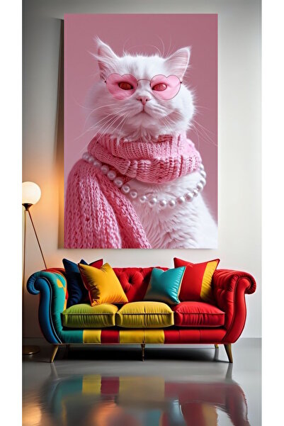 özkacar CAT LADY V11 Kućni zid Salon lepote Kancelarija Prodavnica Dekoracija...