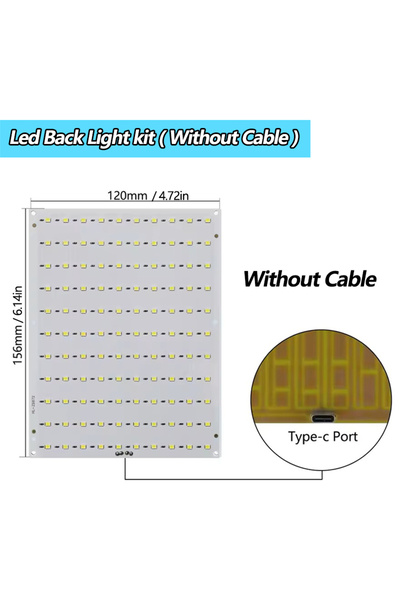 Choice مجموعة واحدة (قطعة واحدة) من مصابيح LED بدون كابل لمصباح Bambu Lab LED...
