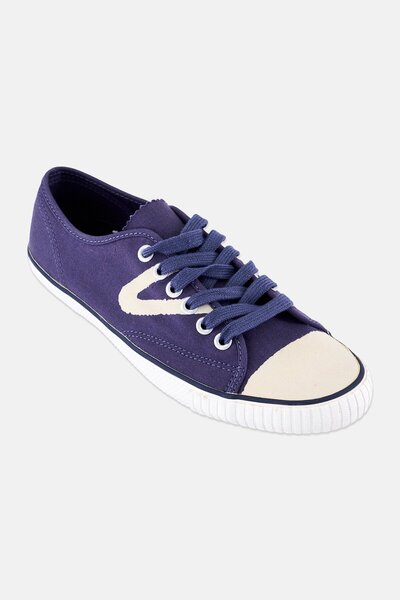 Tretorn Kids Boy Canvas Lace Up Casual Shoes, Navy Blue