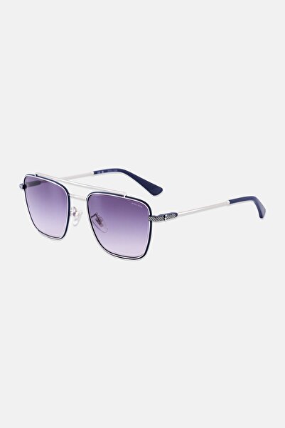 Police Men SPLN38 Square Sunglasses, Grey