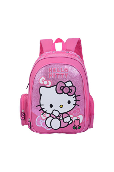 Marvel حقيبة ظهر Hello Kitty متعددة الأقسام بسحاب إغلاق وجيب جانبي