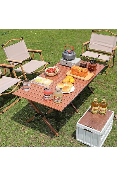 ORIAN Folding Picnic Table with Carry Bag
