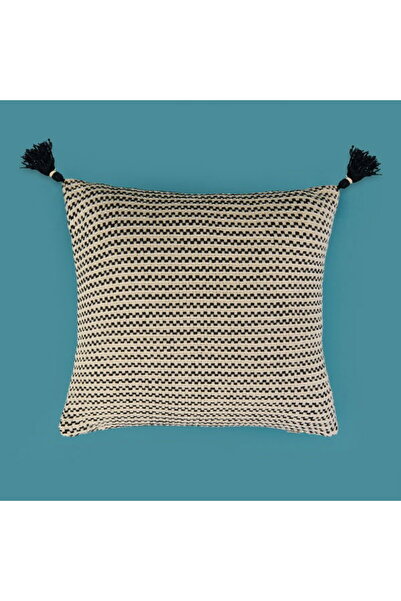 Evidea Pernă moale și strălucitoare - Bej / Negru - 45x45 cm